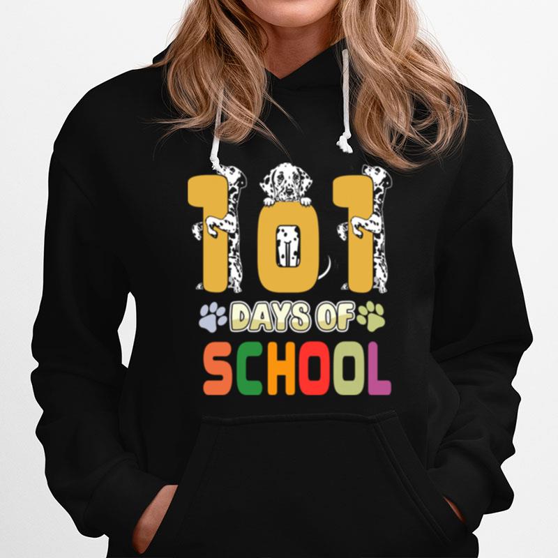 101 Days Of School Dalmation Dog Teachers Gift T-Shirt
