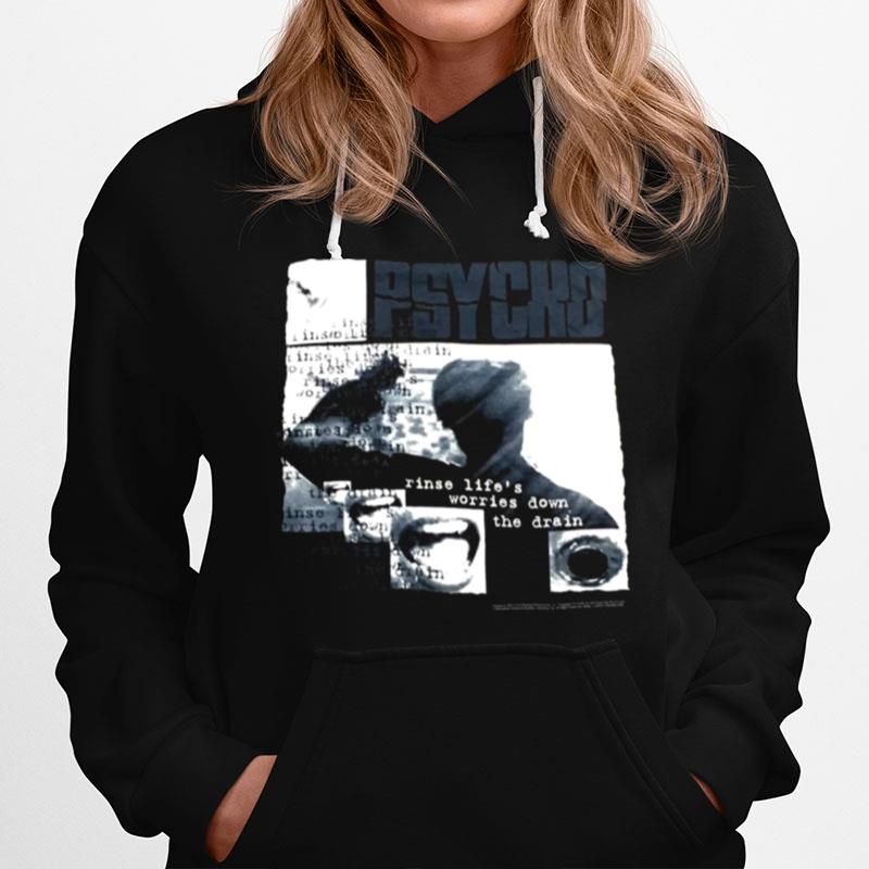 1990S Psycho Slasher Flick Universal Studios Rinse Lifes Worries Down The Drain Vintage T-Shirt