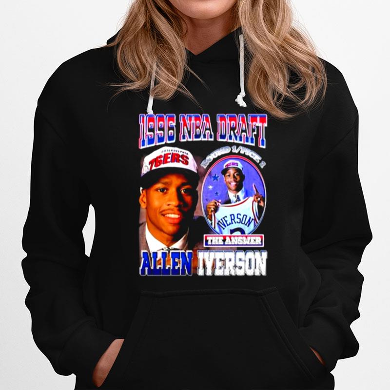 1996 Nba Draft The Answer Allen Iverson Hoodie