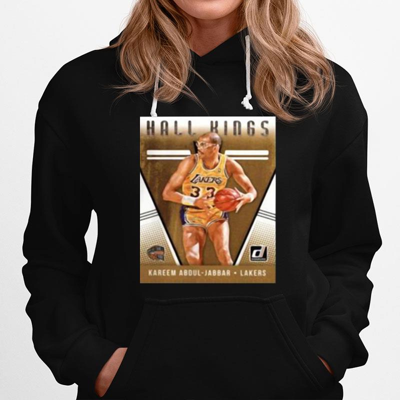 2018 2019 Donruss Hall Kings Basketball Card 12 Kareem Abdul Jabbar Los Angeles Lakers T-Shirt