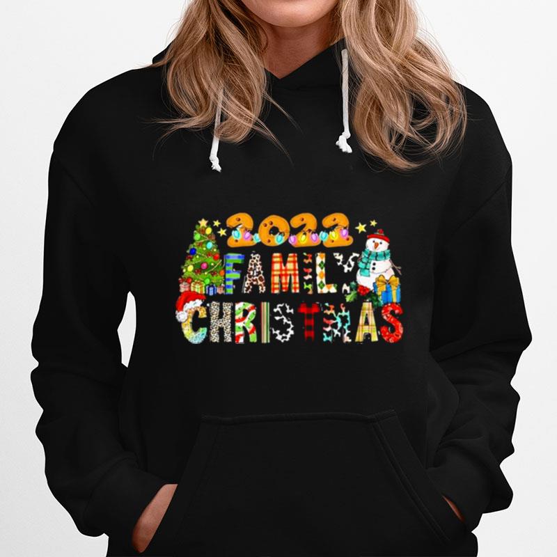 2022 Family Christmas Matching Tree Lights Xmas T-Shirt