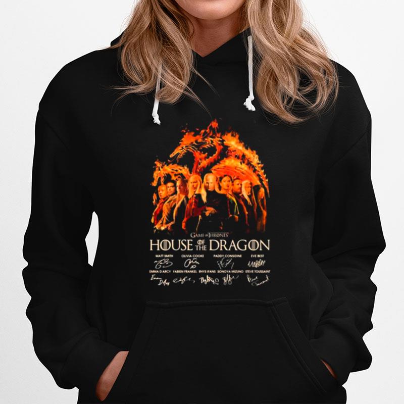 2022 House Of The Dragon Game Of Thrones 2022 Signatures Hoodie