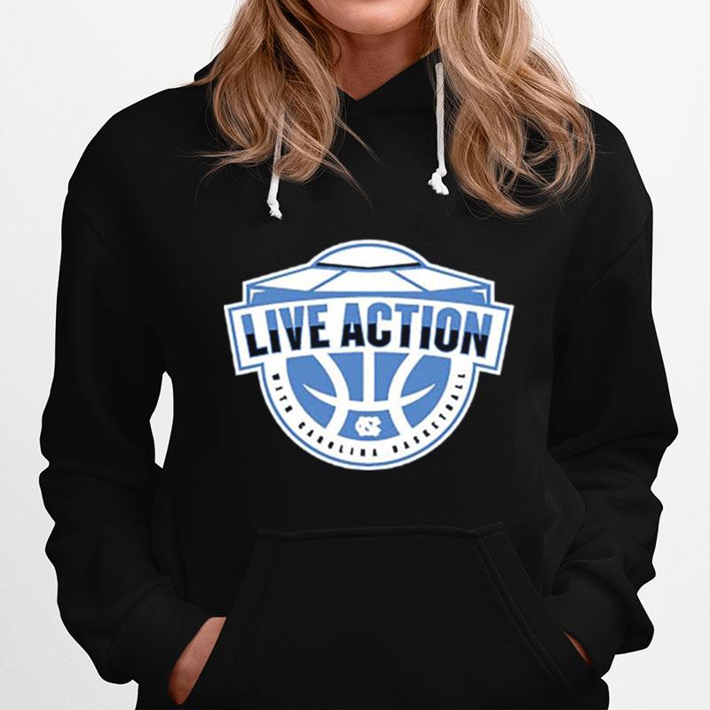 2022 Live Action With Carolina Basketball T-Shirt