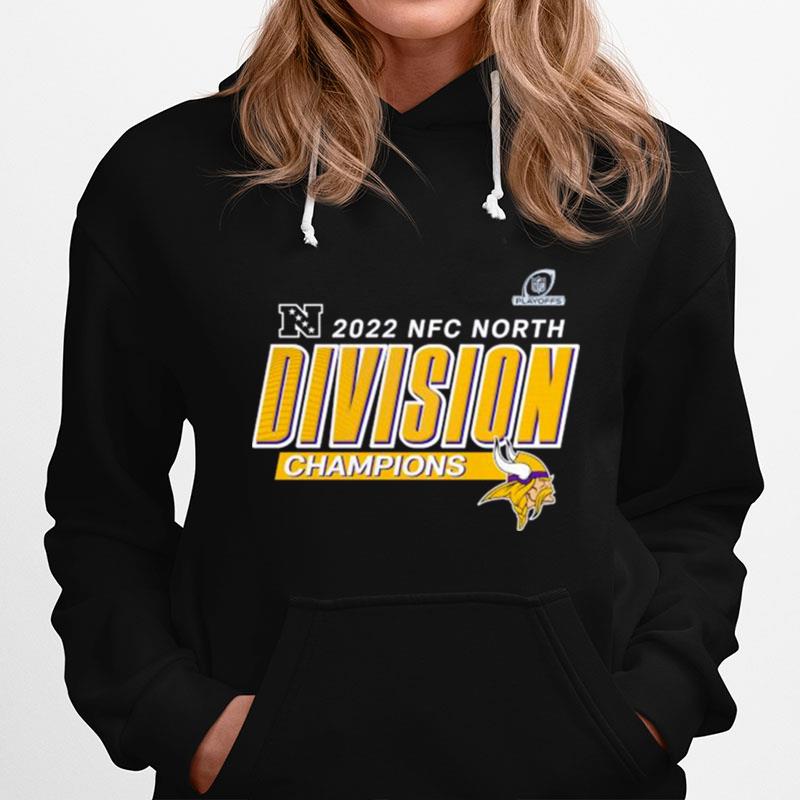 2022 Minnesota Vikings Nfc North Division Champions Divide T-Shirt