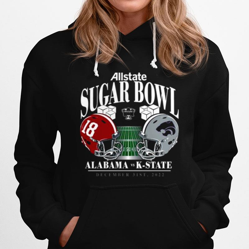 2022 Sugar Bowl Alabama Crimson Tide Vs Kansas State Wildcats Matchup Old School T-Shirt