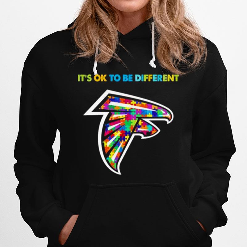 2023 Atlanta Falcons Autism Its Ok To Be Different Hoodie