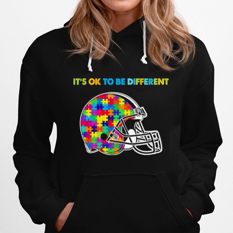 2023 Cleveland Browns Autism Its Ok To Be Different Hoodie