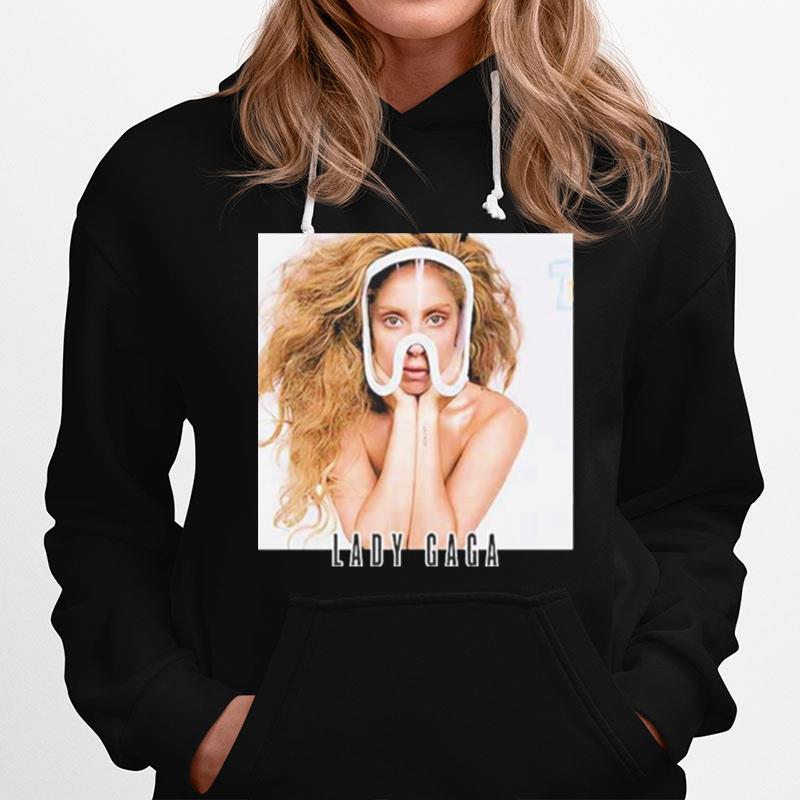 2023 Lady Gaga Merch Artpop Face Mask Hoodie