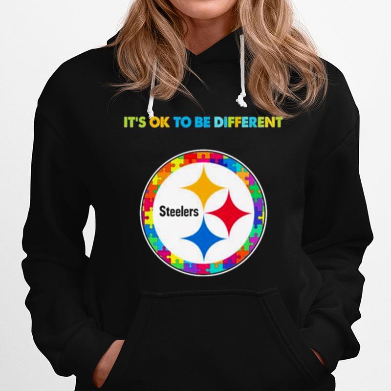 2023 Pittsburgh Steelers Autism Its Ok To Be Different T-Shirt
