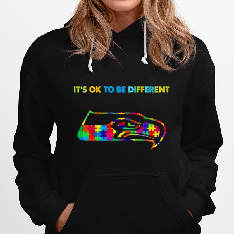 2023 Seattle Seahawks Autism Its Ok To Be Different Hoodie