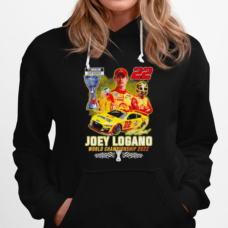 22 Joey Logano World Championship 2022 Signature Hoodie
