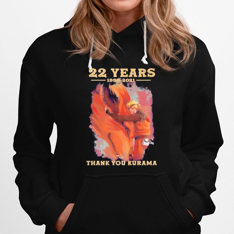 22 Years Naruto 1999 201 Thank You Kurama T-Shirt