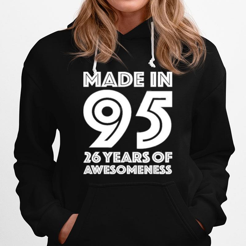 26Th Birthday For Him Men Age 26 Years Old Son 1995 Hoodie