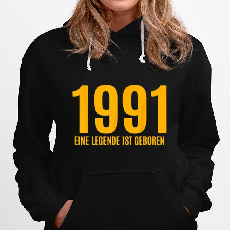 30. Geburstag Jahrgang 1991 30 Jahre Geschenk Hoodie