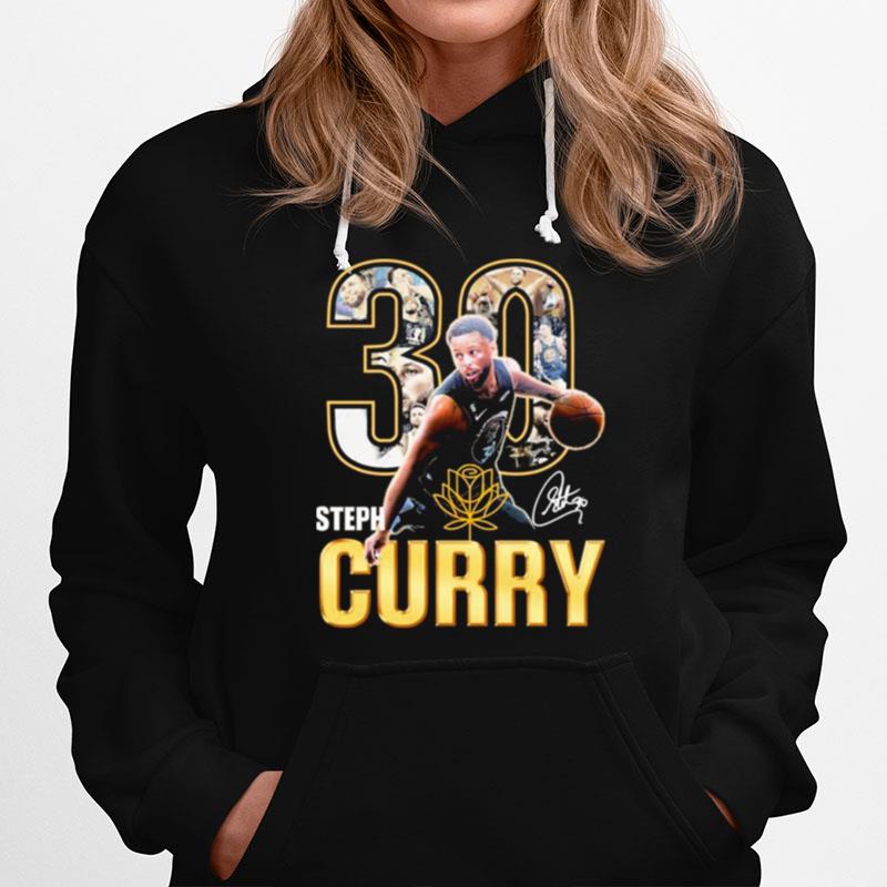 30 Steph Curry Golden State Warriors Signatures T-Shirt