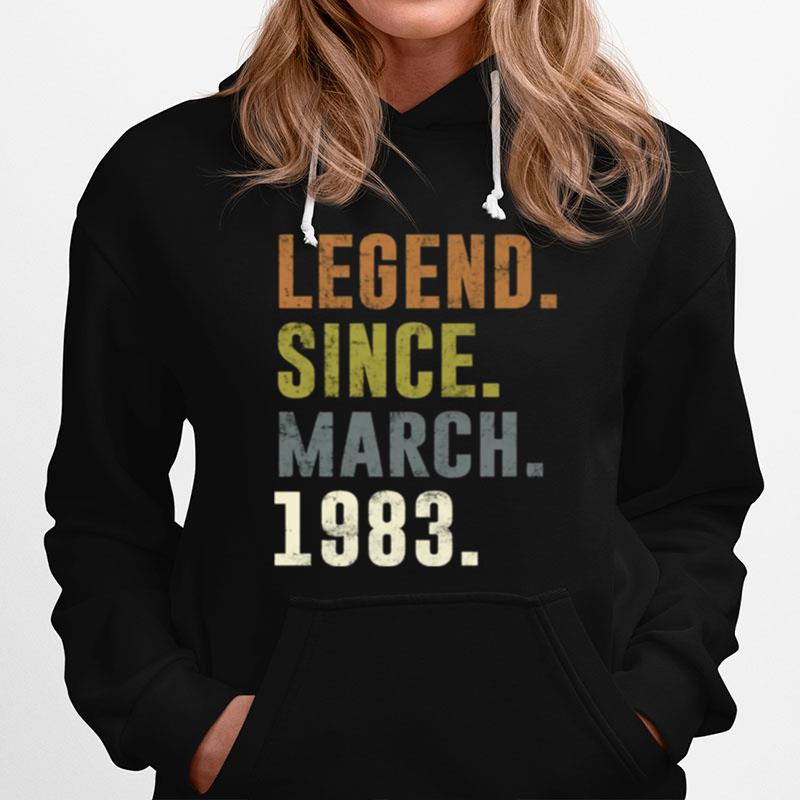 38Th Retro Birthday Vintage Legend Since 1983 T-Shirt