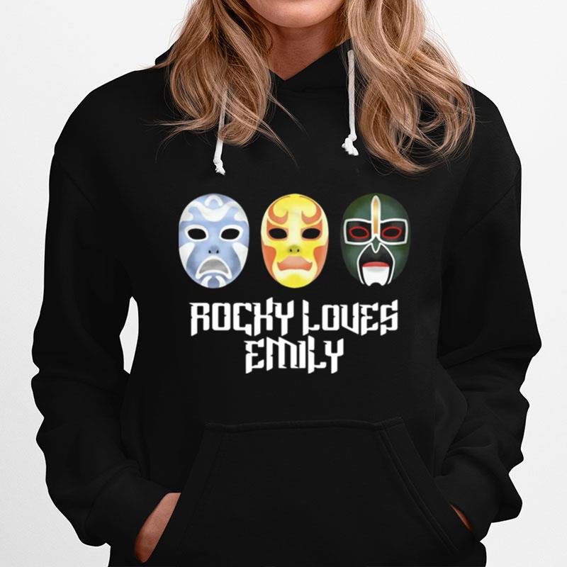 3 Ninjas Rocky Loves Emily Masks Hoodie