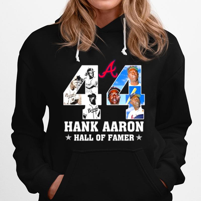 44 Hank Aaron Hall Of Famer Hoodie