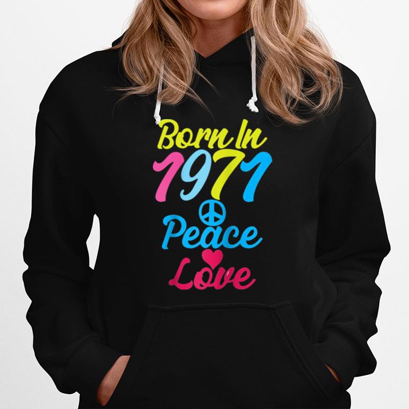50Th Birthday Tee Born In 1971 50 Years Old Design Hoodie