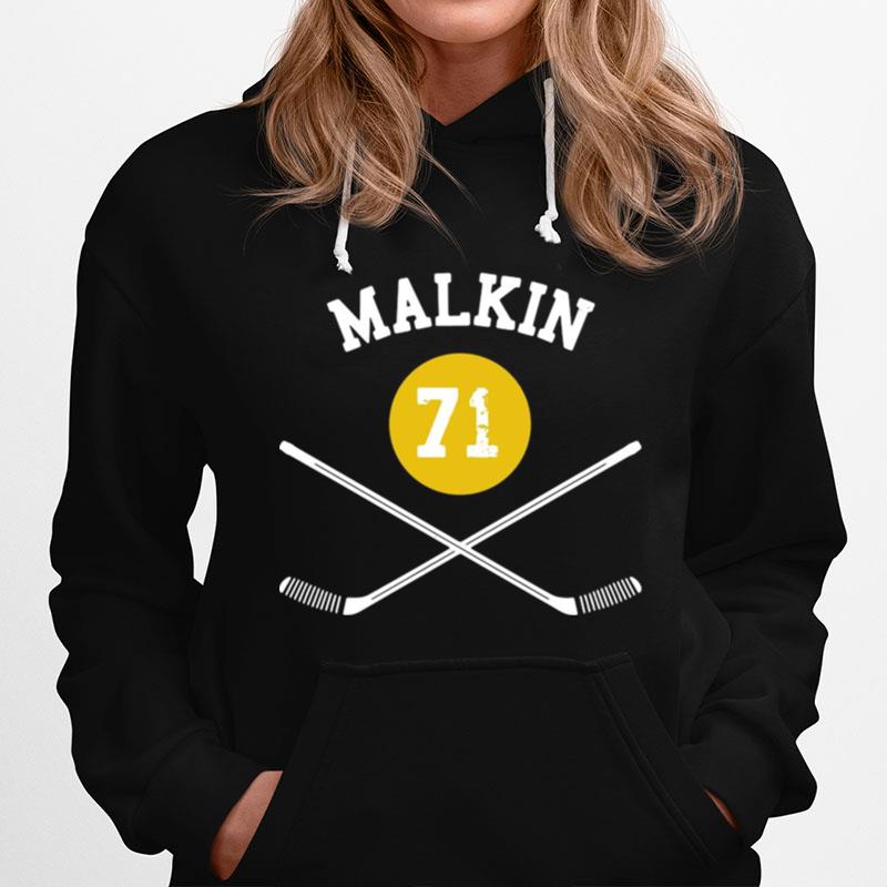 71 Evgeni Malkin Pittsburgh Sticks Hoodie