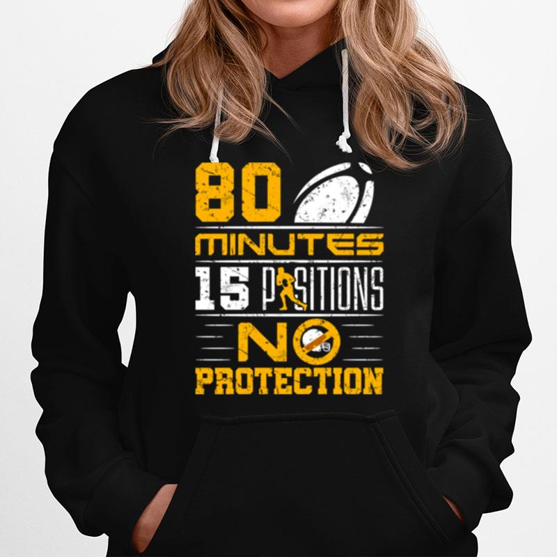 80 Minutes 15 Positions No Protection Rugby Hoodie