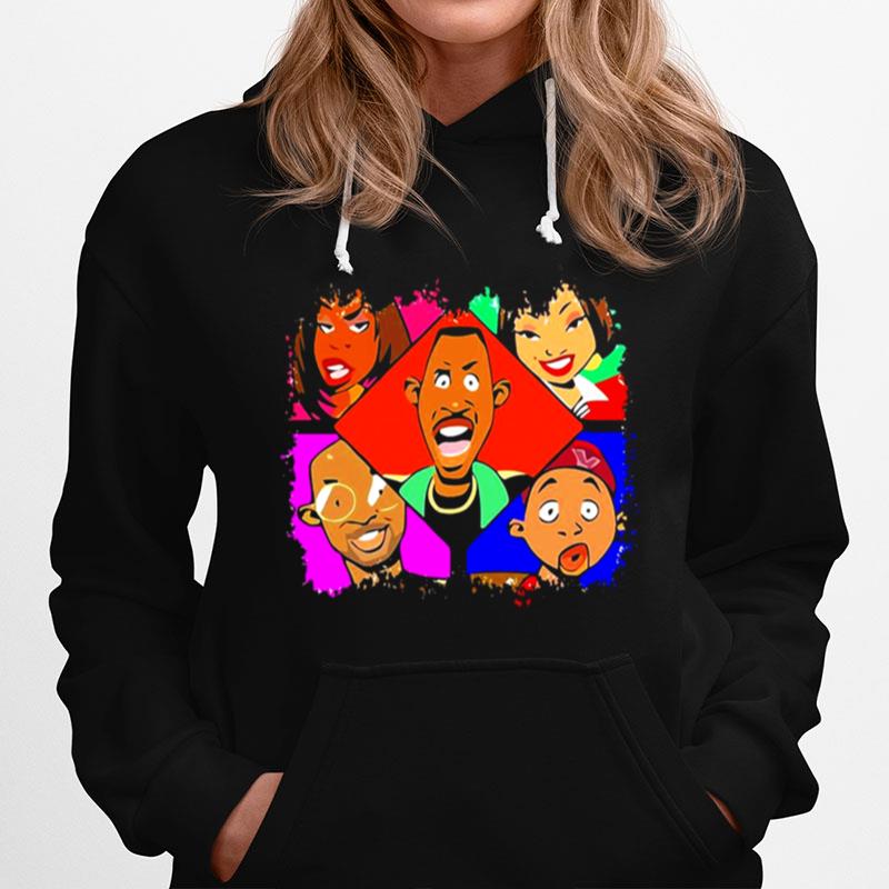 90S Black Tv Show Hoodie