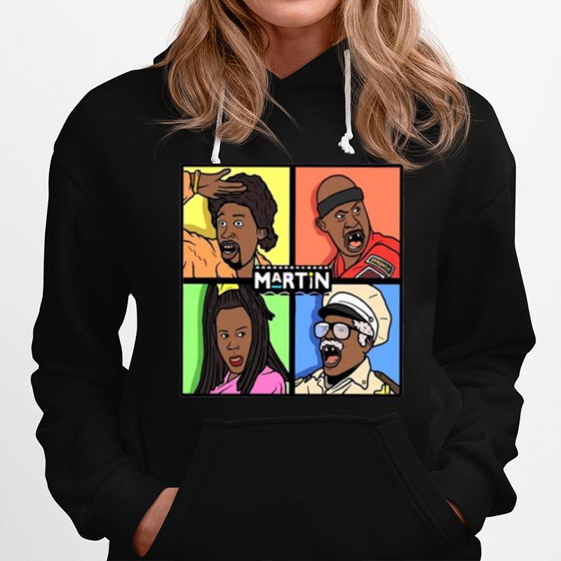 90S Sitcom Martin Multi Characters Hoodie