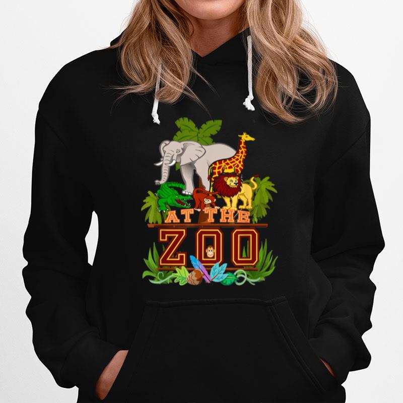 A Day At The Zoo Birthday Party Cute Wild Fun Jungle Animals T-Shirt