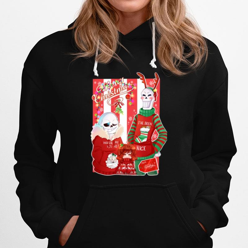 A Funny Christmas Undertale Graphic Hoodie