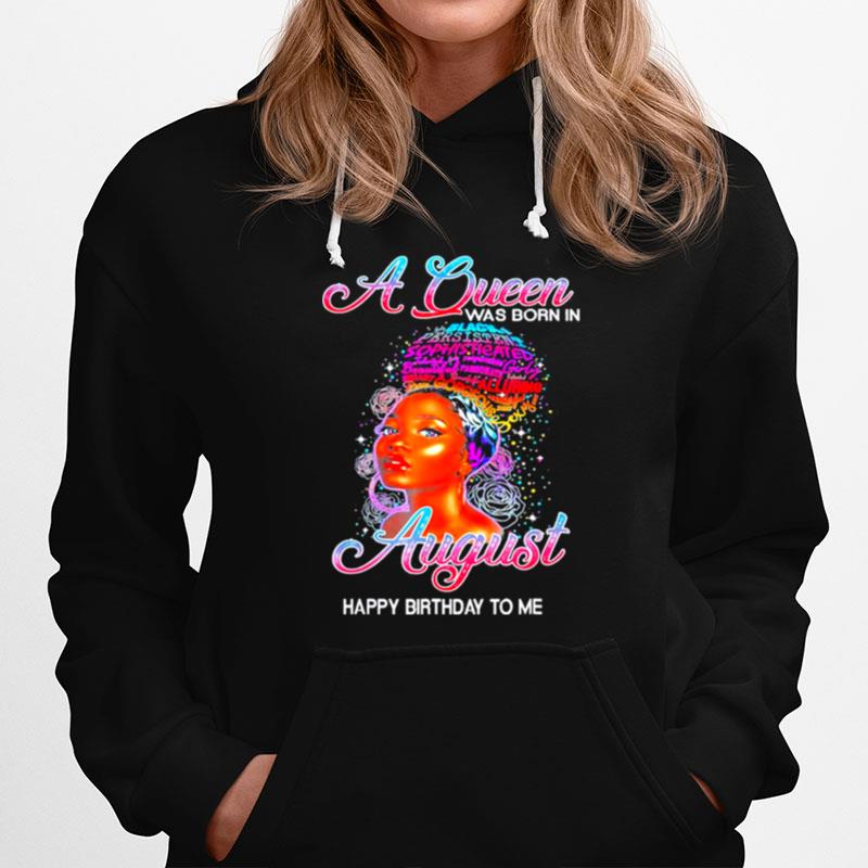 A Queen Was Born In August Birthday Classic Hoodie
