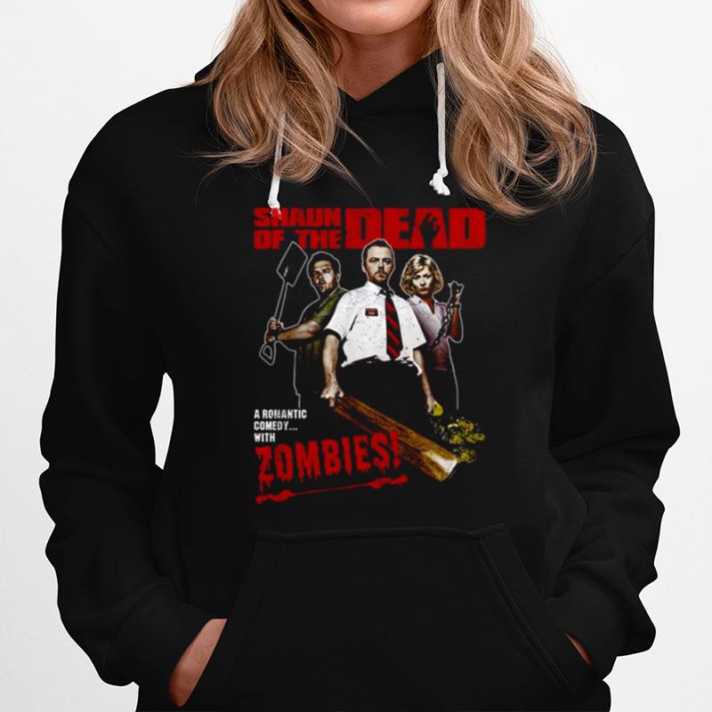 A Romantic Comedy With Zombies Shaun Of The Dead 80S 90S Horror T-Shirt