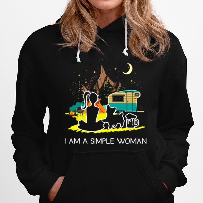 A Simple Woman Yorkshire Dog Hoodie