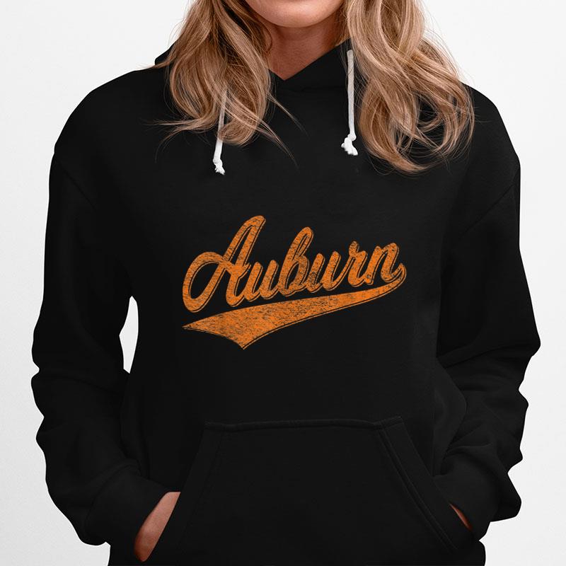 Auburn Alabama Flag Classic Vintage Sports Script Jersey Hoodie