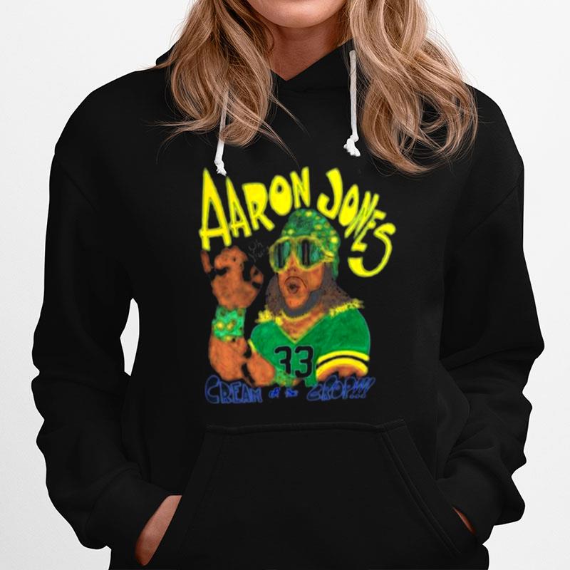 Aaron Jones 33 Cream Of The Crop Hoodie