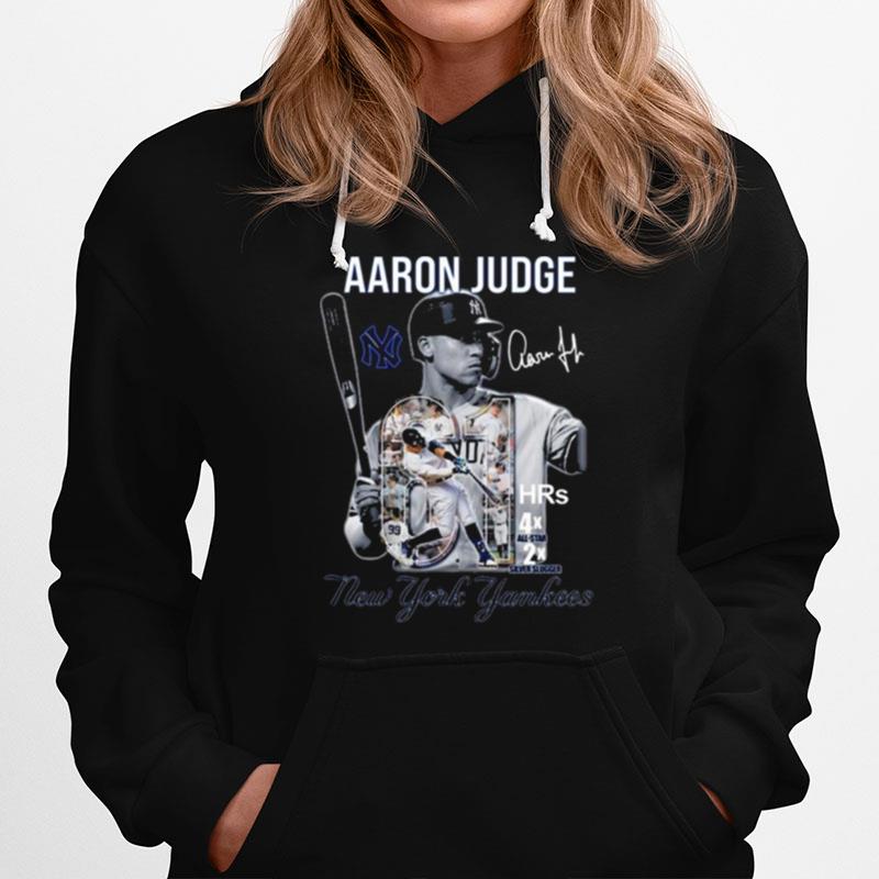 Aaron Judge 61 Hrs 4X All Star 2X Silver Slugger New York Yankees Signatures T-Shirt