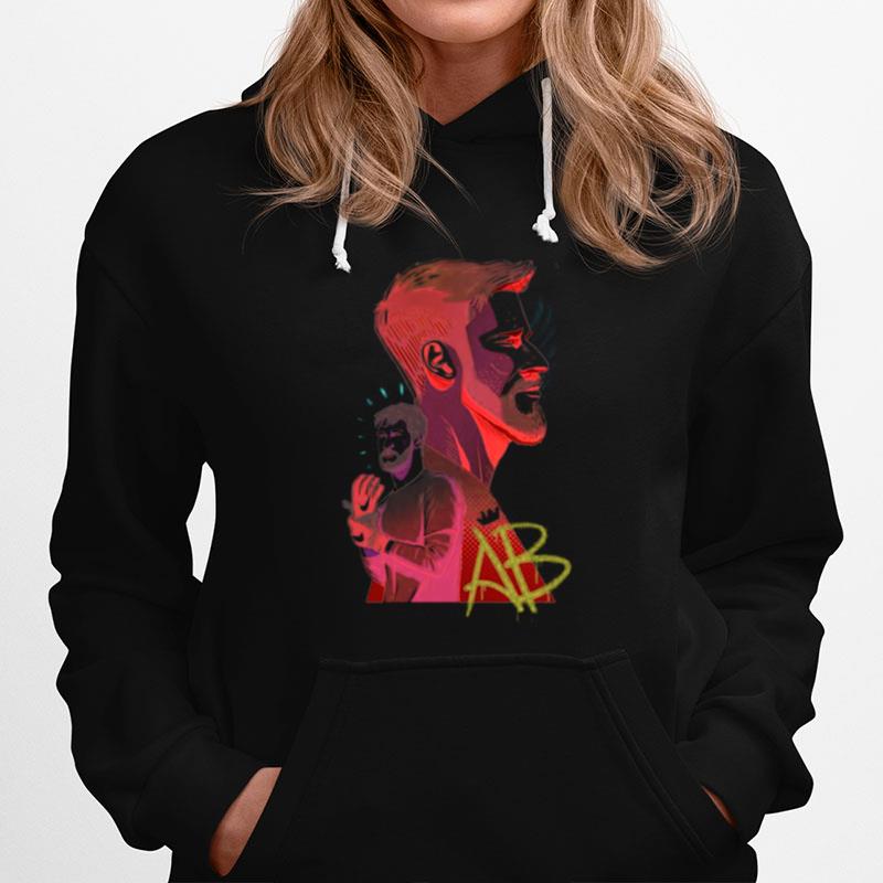 Ab Aesthetic Design Illustration Alisson Becker Watercolor Hoodie