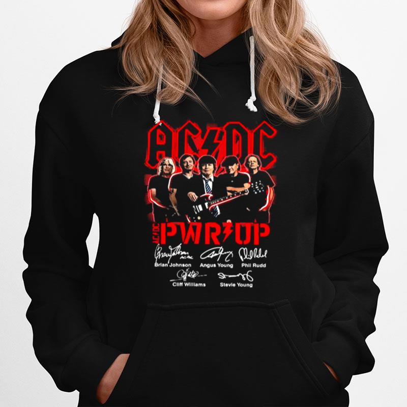 Ac Dc Pwr Up Signatures Hoodie