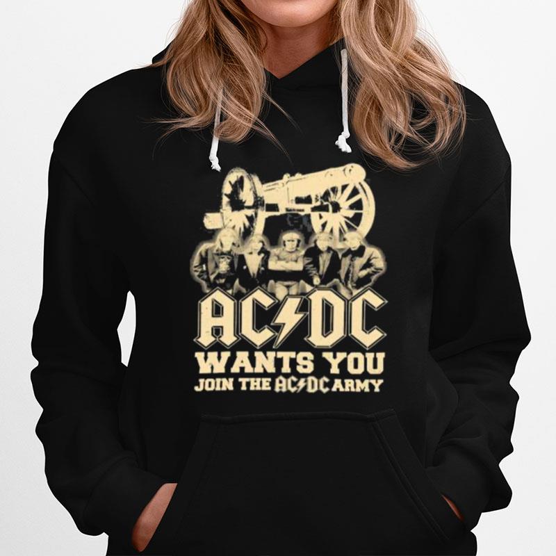 Ac Dc Wants You Join The Ac Dc Army T-Shirt