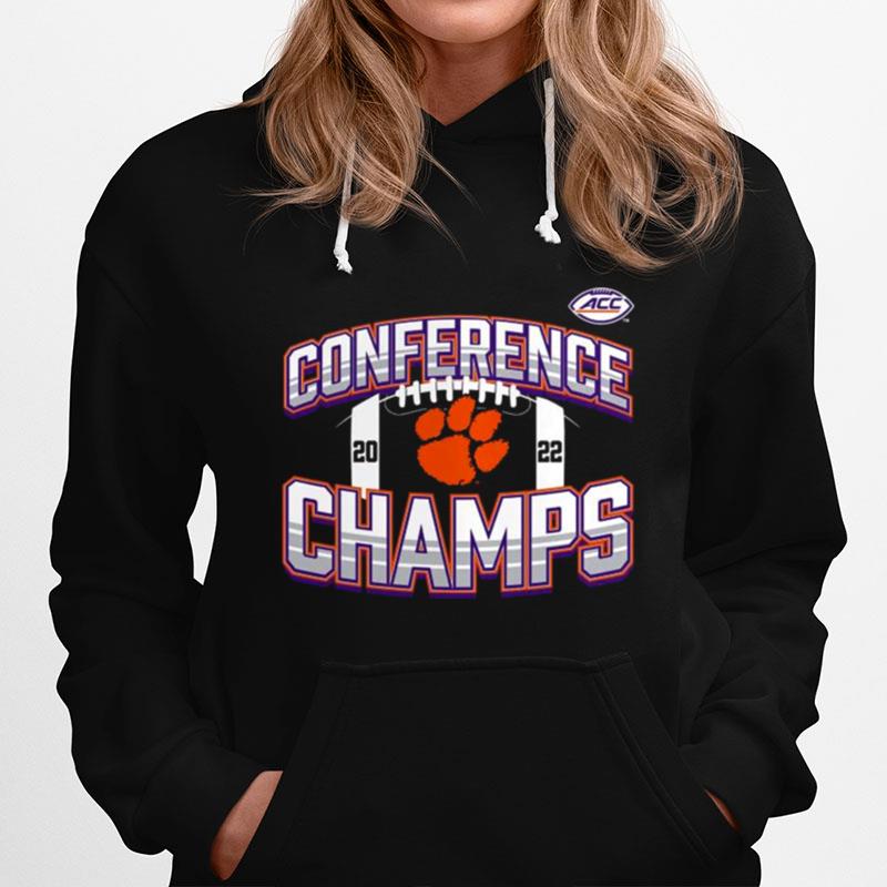 Acc Football Clemson Tigers 2022 Conference Champions Hoodie