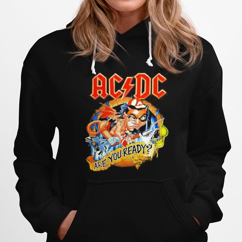 Acdc Band Are You Ready Satan Hoodie