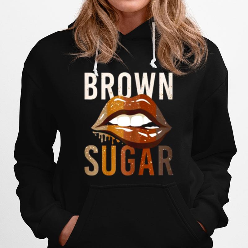 African American Women Brown Sugar Lips Hoodie