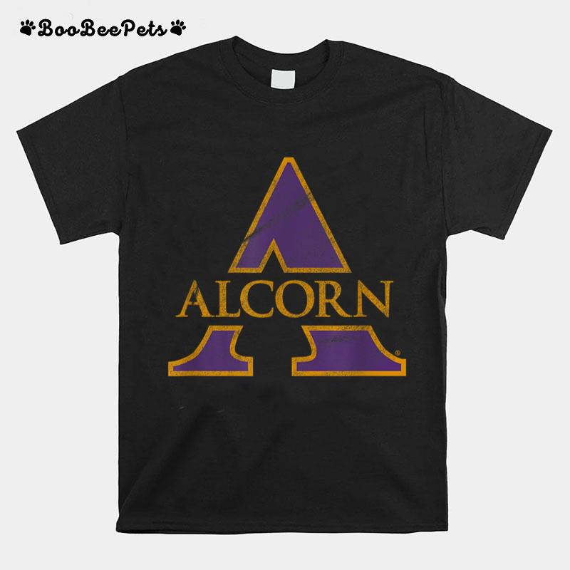 Alcorn State University Braves Distressed Primary T-Shirt