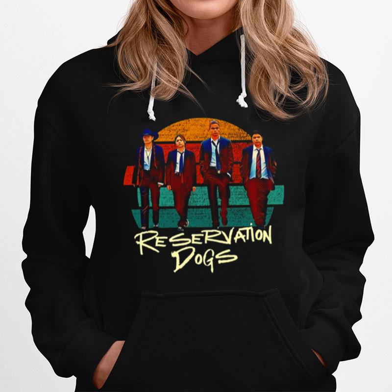 All Characters In Cheese Reservation Dogs Hoodie