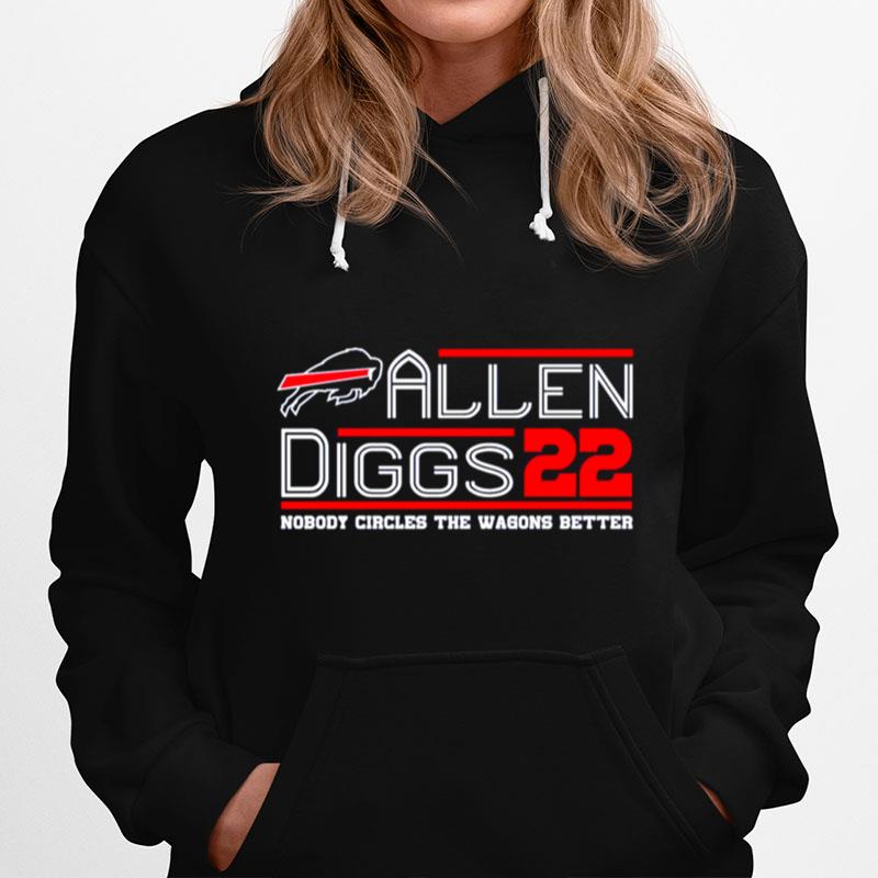 Allen Diggs 22 Buffalo Bill Nobody Circles The Wagons Better T-Shirt