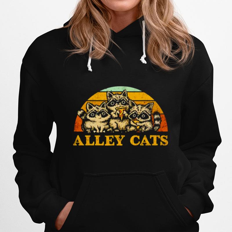 Alley Cats Pizza Vintage Hoodie