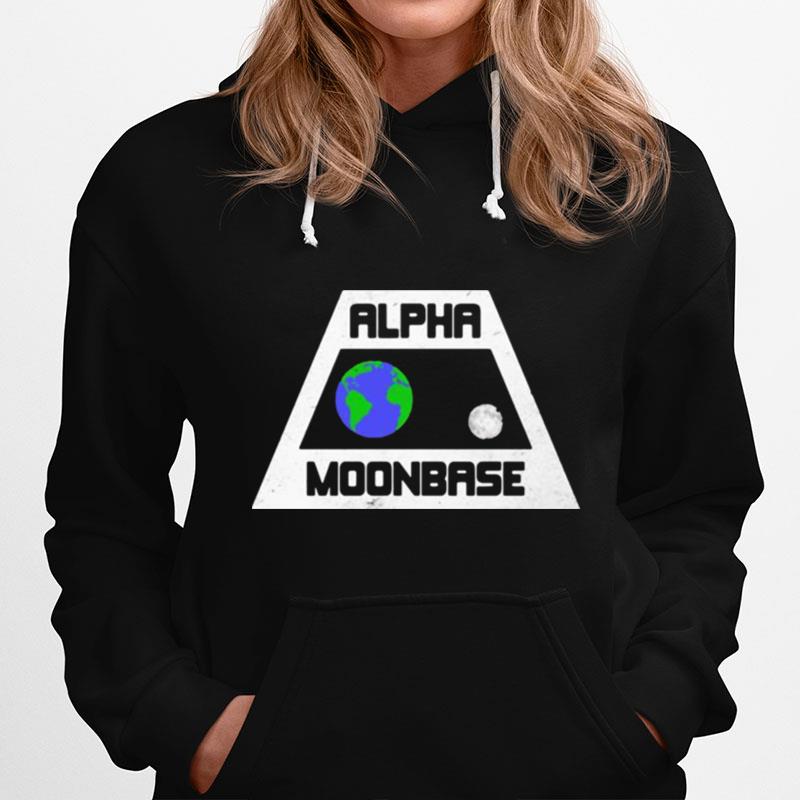 Alpha Moonbase Earth Moon Hoodie