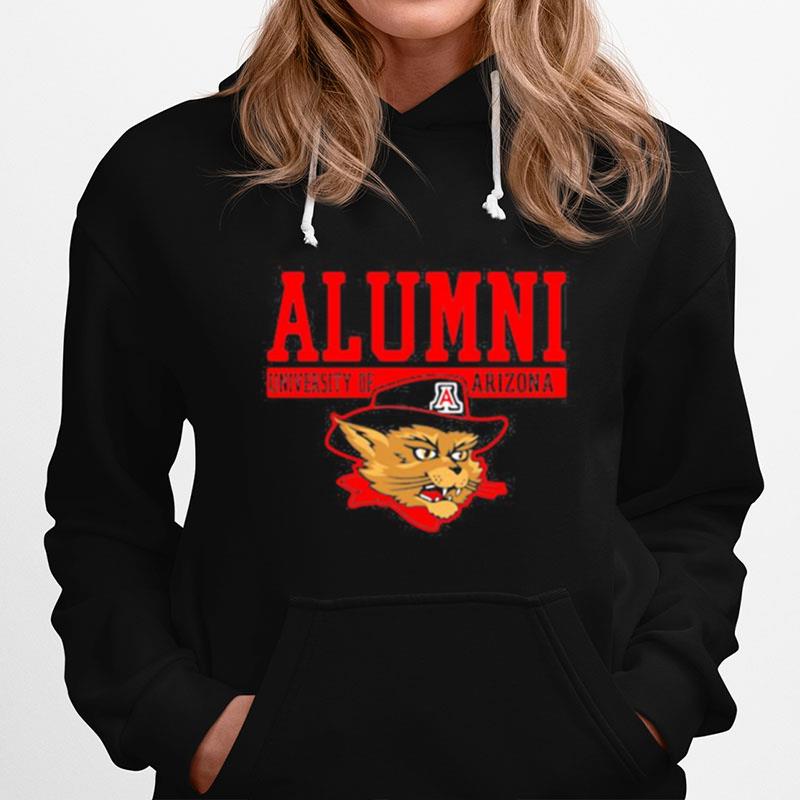 Alumni University Of Arizona Alumni Wildcat Hat Black Hoodie