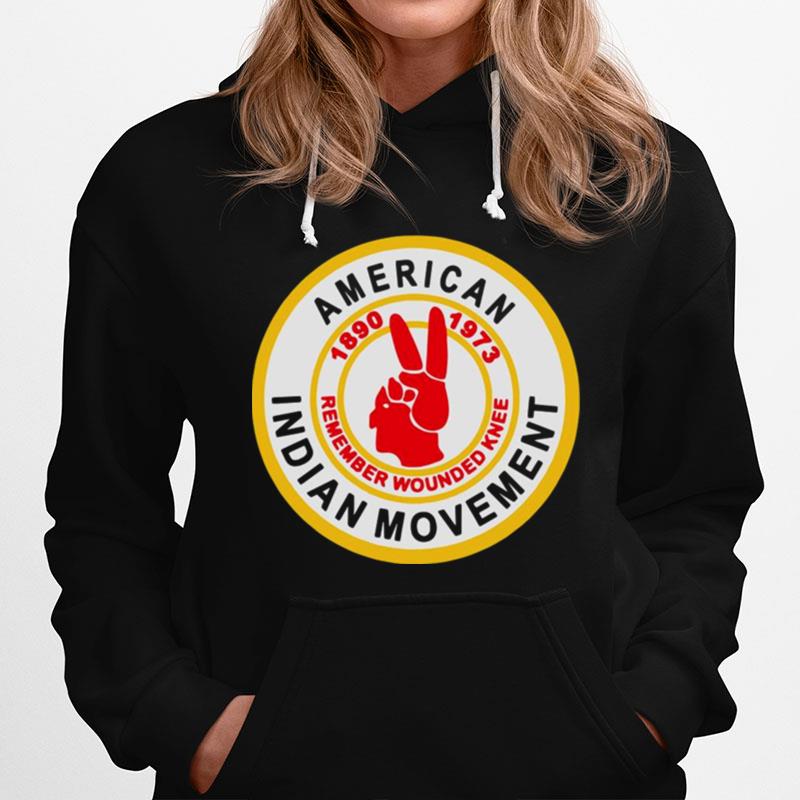 American Indian Movement Remember Wounded Knee 1973 1980 Hoodie