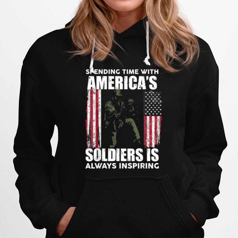 Americas Soldiers Combat Patriotic U.S Flag T B09Znv1Vzk Hoodie