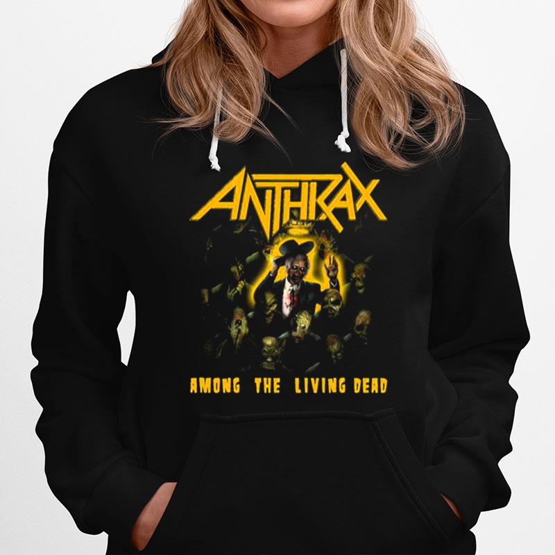 Among The Living Dead 80S Anthrax Hoodie